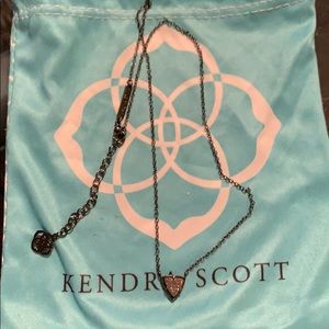 kendra scott triangle necklace multi drusy